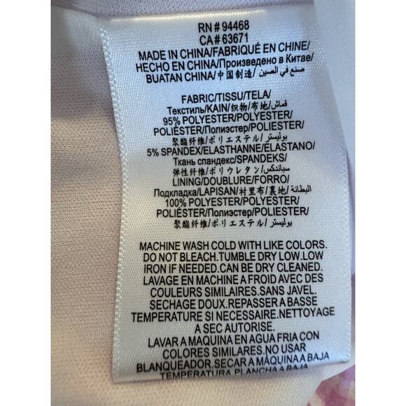 New BCBGeneration Dress XS Gingham Pink White Bow Ruffles Cut Out Summer Barbie - Picture 7 of 15